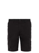 Matchesfashion.com Stone Island - Logo Patch Cotton Blend Cargo Shorts - Mens - Black
