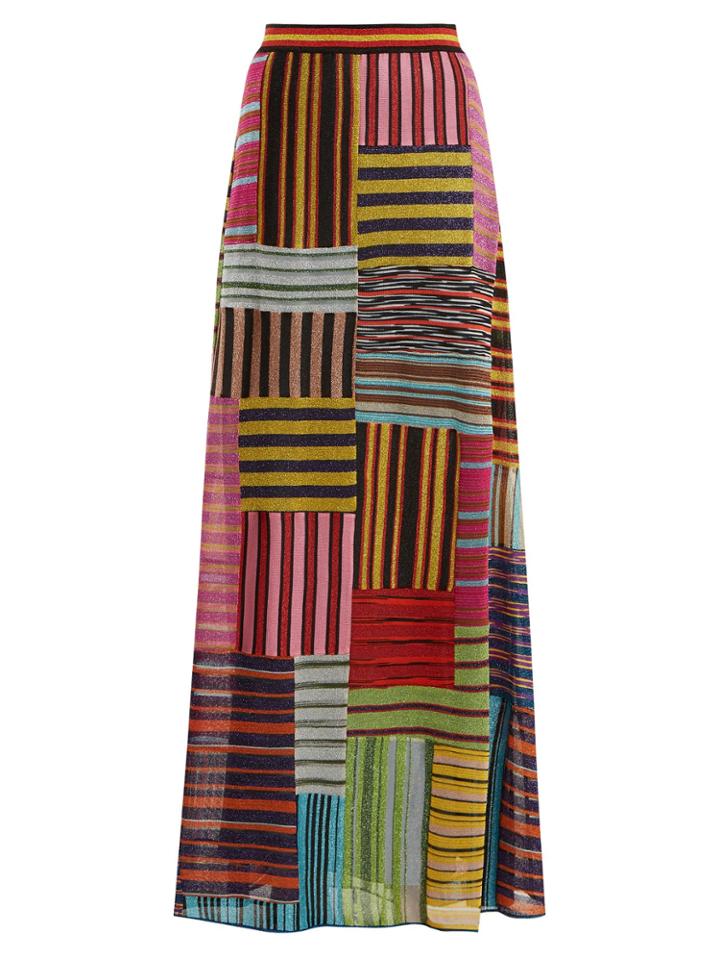 Missoni Patchwork Lam Skirt