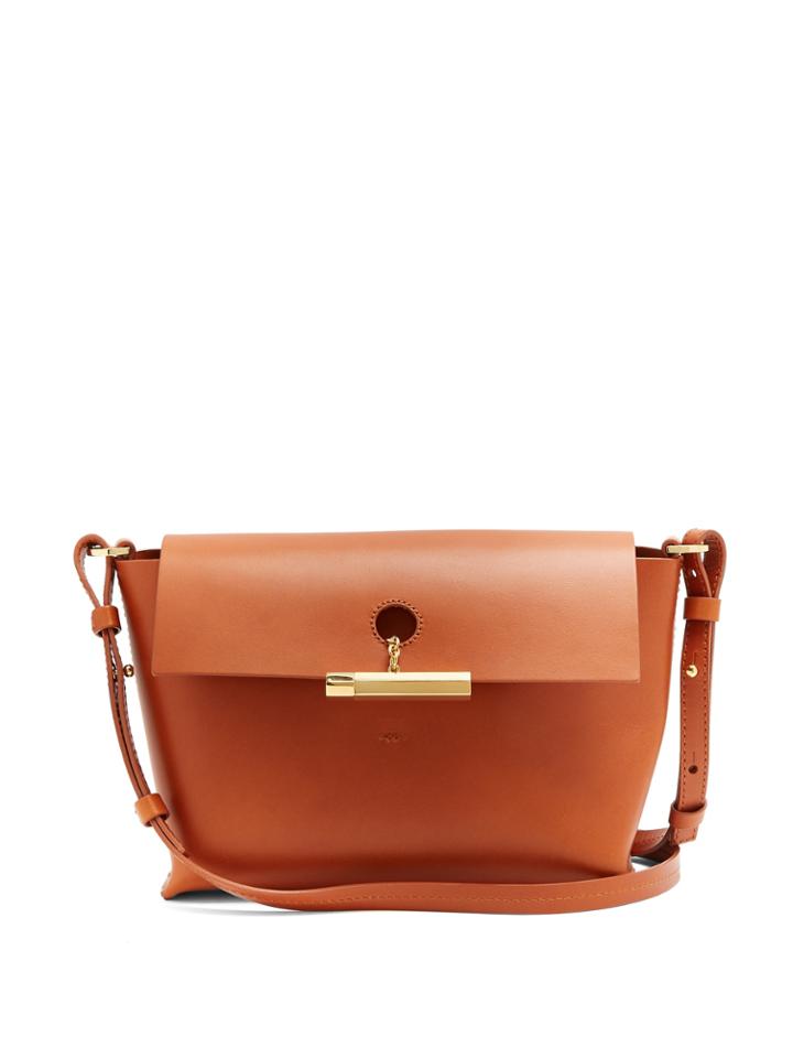 Sophie Hulme Pinch Leather Cross-body Bag