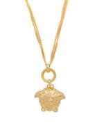 Matchesfashion.com Versace - Medusa Charm Triple Chain Pendant - Womens - Gold