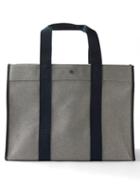 Rue De Verneuil - Traveller Xl Cotton-blend Canvas Tote Bag - Womens - Grey Multi