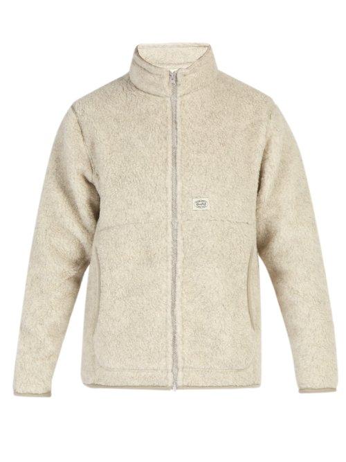 Matchesfashion.com Snow Peak - Zip Up Fleece Jacket - Mens - White