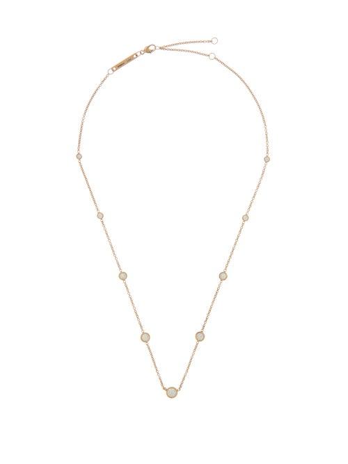Matchesfashion.com Zo Chicco - Diamond & 14kt Gold Rolo-chain Necklace - Womens - Gold