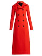 Matchesfashion.com Kwaidan Editions - Double Breasted Wool Coat - Womens - Red