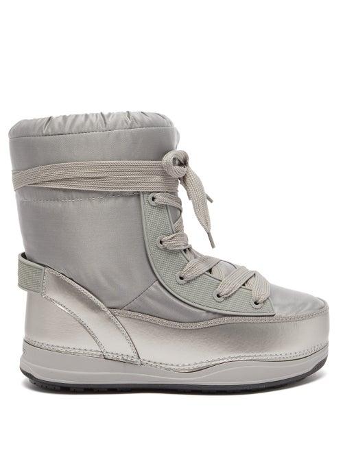 Bogner - La Plagne Shearling-lined Snow Boots - Womens - Silver