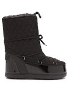 Matchesfashion.com Bogner - Tignes Quilted Lace-up Snow Boots - Womens - Black
