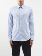 Paul Smith - Concealed-placket Cotton-twill Shirt - Mens - Blue
