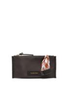Matchesfashion.com See By Chlo - Beth Knotted-tie Satin Pouch - Womens - Black