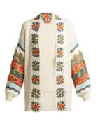 Matchesfashion.com Missoni - Crochet Trimmed Cardigan - Womens - Cream Multi