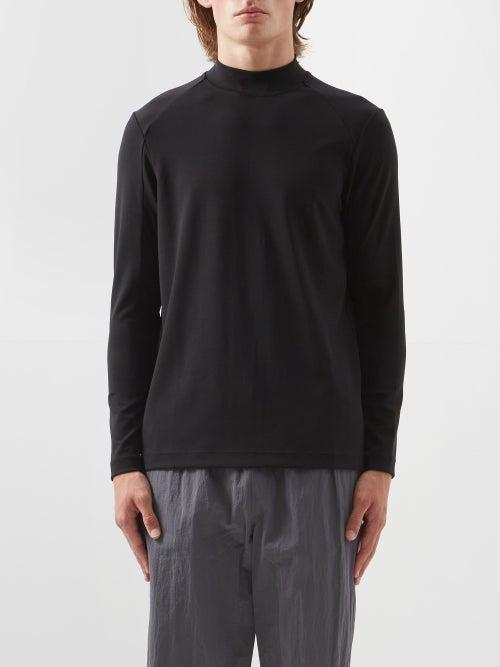 Jacques - High-neck Compression Top - Mens - Black