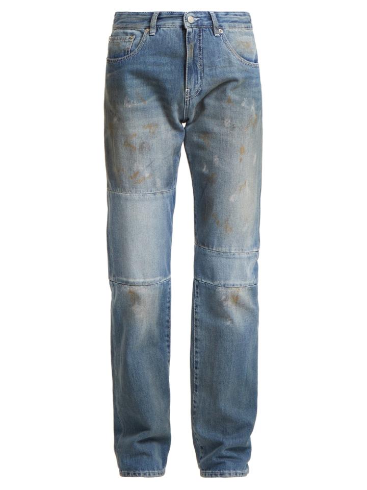 Mm6 Maison Margiela Marked Straight-leg Jeans