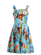 Dolce & Gabbana Floral-print Cotton-poplin Dress