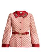 Matchesfashion.com Gucci - Gg Supreme Canvas Jacket - Womens - Red Multi