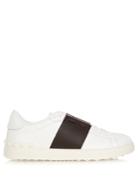 Valentino Open Bi-colour Low-top Leather Trainers