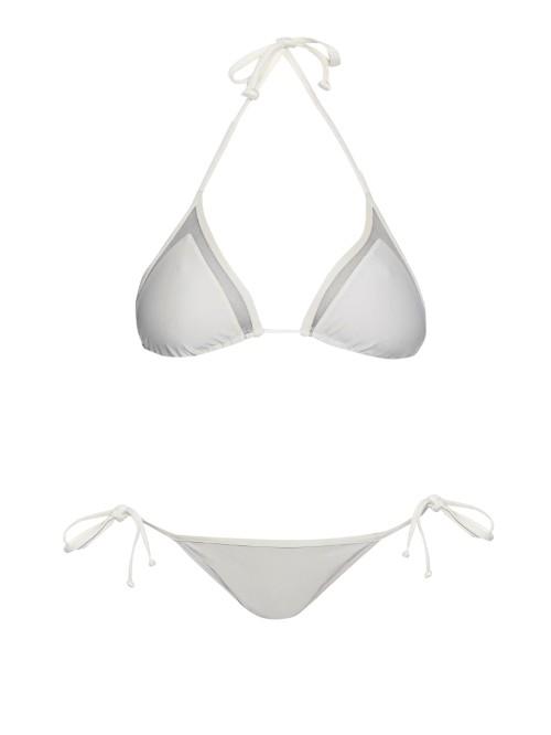Adriana Degreas Tulle-insert Traingle Bikini