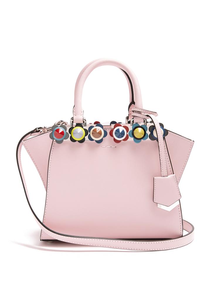 Fendi Petite 2jours Flower Leather Bag