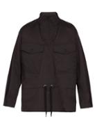 Matchesfashion.com Snow Peak - Quarter Zip Ripstop Jacket - Mens - Black