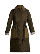 Matchesfashion.com Altuzarra - Creedence Reversible Quilted Parka - Womens - Dark Green