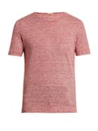 Massimo Alba Alicudi Striped Linen T-shirt
