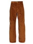 Matchesfashion.com Phipps - Wide Leg Cotton Corduroy Trousers - Mens - Brown