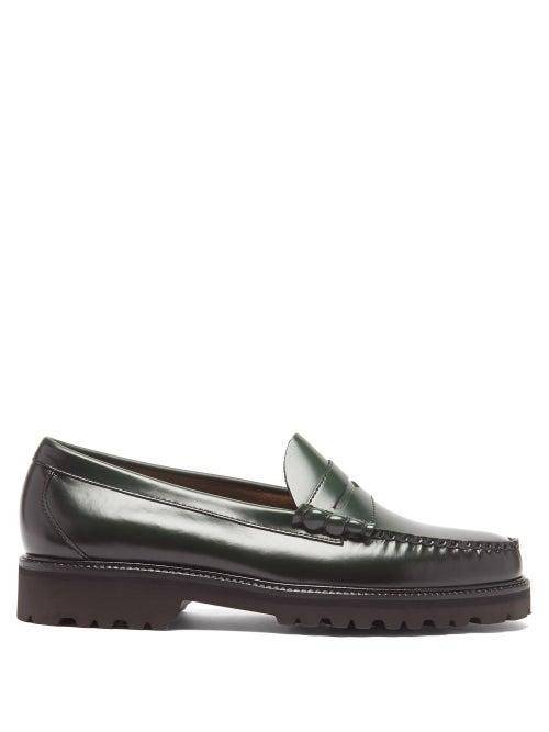 G.h. Bass & Co. - Weejun 90s Larson Leather Penny Loafers - Mens - Dark Green