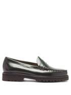 G.h. Bass & Co. - Weejun 90s Larson Leather Penny Loafers - Mens - Dark Green