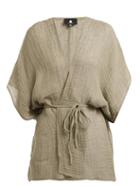 Matchesfashion.com Su - Kaani Linen Blend Cover Up - Womens - Khaki