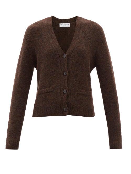 Officine Gnrale - Holly Wool-blend Cardigan - Womens - Brown