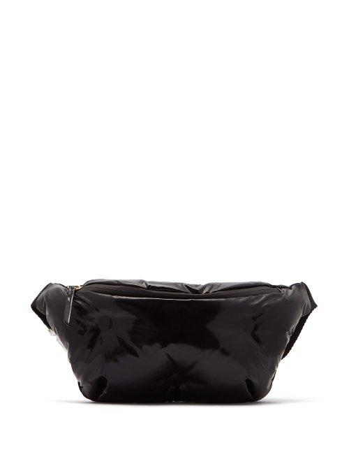 Matchesfashion.com Maison Margiela - Glam Slam Quilted Belt Bag - Womens - Black