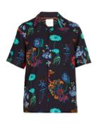 Matchesfashion.com Paul Smith - Psychedelic Print Camp Collar Shirt - Mens - Black Multi