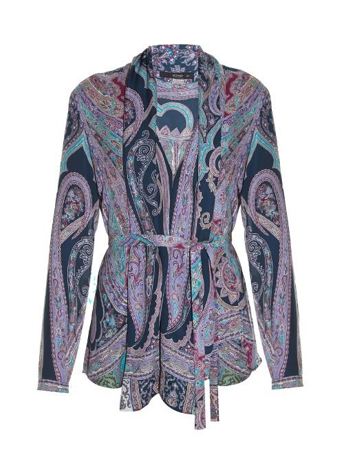 Etro Paisley-print Waterfall Shirt