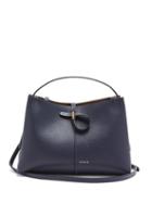 Matchesfashion.com Wandler - Ava Mini Grained-leather Tote Bag - Womens - Navy