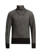 Tomas Maier Zip-through Wool Sweater