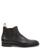Mens Shoes John Lobb - Lawry Leather Chelsea Boots - Mens - Black
