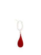 Matchesfashion.com Calvin Klein 205w39nyc - Blood Drop Single Earring - Womens - Red