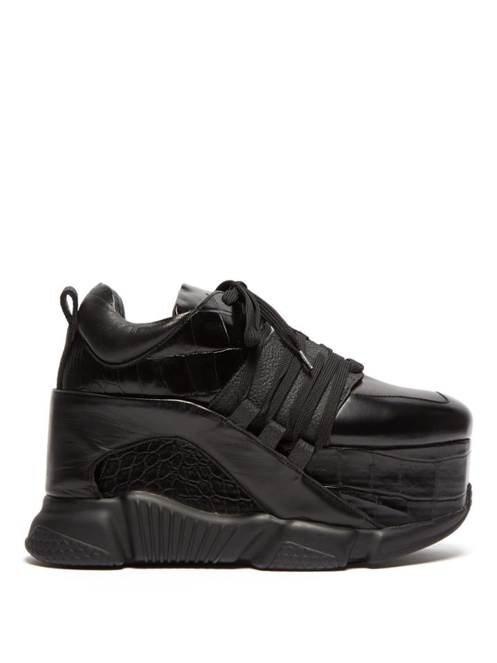 Marques'almeida Platform Leather Sneakers