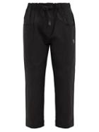 Matchesfashion.com South2 West8 - Elasticated-waist Cotton-blend Twill Trousers - Mens - Black