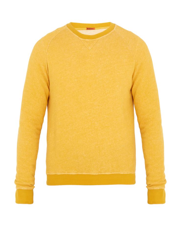 Barena Venezia Raglan-sleeved Cotton Sweatshirt