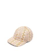 Gucci - Eschatology Apple-print Canvas Baseball Cap - Mens - Beige Multi
