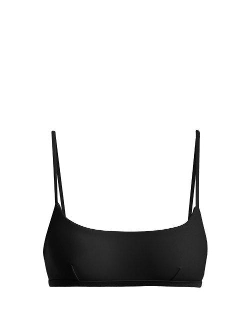 Matchesfashion.com Matteau - The Crop Bikini Top - Womens - Black