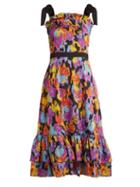 Matchesfashion.com Mary Katrantzou - Kara Floral Fil Coup Dress - Womens - Multi