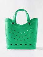 Balenciaga - X Crocs Rubber Tote Bag - Womens - Green