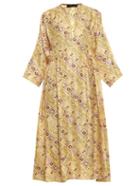 Isabel Marant Tizy Printed Silk Midi Dress