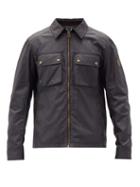 Matchesfashion.com Belstaff - Dunstall Waxed-cotton Jacket - Mens - Black