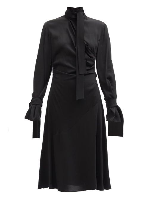 Sportmax - Larix High-neck Midi Dress - Womens - Black