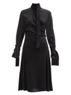 Sportmax - Larix High-neck Midi Dress - Womens - Black