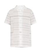 Matchesfashion.com Onia - Vacation Cotton Blend Seersucker Shirt - Mens - White Multi