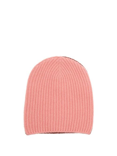Matchesfashion.com Begg & Co. - Two-tone Ribbed Cashmere Beanie Hat - Mens - Pink Multi
