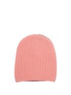 Matchesfashion.com Begg & Co. - Two-tone Ribbed Cashmere Beanie Hat - Mens - Pink Multi