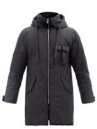 Kuro - Bartolo Hooded Padded Cotton Coat - Mens - Black